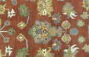 Rust and Beige Traditional Oushak Hand Tufted Wool Area Rug 8x10 by The Rug Decor