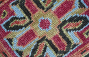 Custom Made Rust And Black Traditional Medallions Design Hand Knotted Wool Rug
