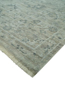 Silver Brown Transitional Hand Knotted Wool Area Rug - Custom by The Rug Decor