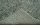 Silver Brown Transitional Hand Knotted Wool Area Rug - Custom by The Rug Decor
