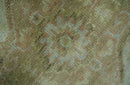 Dune Custom Made Silver, Olive and Peach Hand Knotted Traditional wool Rug