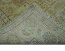 Dune Custom Made Silver, Olive and Peach Hand Knotted Traditional wool Rug