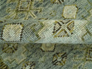 Custom Made Silver Traditional Heriz Design Hand Knotted wool area rug by The Rug Decor