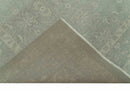 Silver Traditional Hand Knotted Wool Area Rug - Bespoke Elegance by The Rug Decor