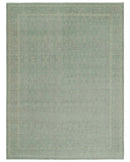 Silver Traditional Hand Knotted Wool Area Rug - Bespoke Elegance by The Rug Decor