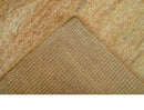 Camel Hand Knotted Wool Area Rug - Made to Order Solid Design by The Rug Decor