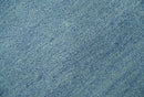 Light Blue Wool Hand Tufted Area Rug - Southwestern Gabbeh Boho by The Rug Decor