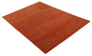 Rust Hand-Tufted Wool Area Rug - Artisan Crafted Traditional by The Rug Decor