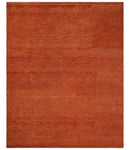 Rust Hand-Tufted Wool Area Rug - Artisan Crafted Traditional by The Rug Decor