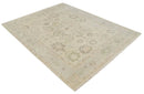 Custom Made Traditional Camel and Silver Antique Style Oushak Hand knotted Wool Area Rug by The Rug Decor