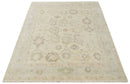 Custom Made Traditional Camel and Silver Antique Style Oushak Hand knotted Wool Area Rug by The Rug Decor