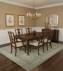 Custom Made Traditional Design Olive Hand Knotted Wool Area Rug by The Rug Decor