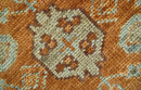 Custom Made Traditional Heriz Brown, Beige and Rust Hand Knotted wool area rug by The Rug Decor