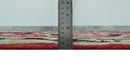 Traditional Heriz Hand Knotted Wool Area Rug Maroon Olive Black Floral Custom Made
