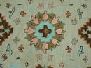 Custom Made Traditional Oriental Design Beige And Brown Hand-Tufted Wool Area Rug