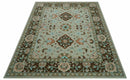 Custom Made Traditional Oriental Design Beige And Brown Hand-Tufted Wool Area Rug
