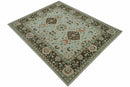 Custom Made Traditional Oriental Design Beige And Brown Hand-Tufted Wool Area Rug
