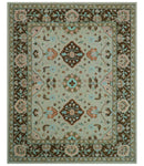 Custom Made Traditional Oriental Design Beige And Brown Hand-Tufted Wool Area Rug