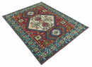 Custom Made Traditional Persian Design Red And Ivory Hand Knotted Wool Rug