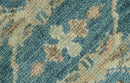 Teal Oushak Hand Knotted Wool Area Rug - Traditional Artisan by The Rug Decor