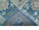 Custom Made Traditional Turkish Blue Hand knotted Wool Rug by The Rug Decor