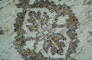 Custom Made Traditional Turkish Design Beige Hand Knotted Natural Wool Area Rug