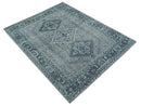 Hand Knotted Turkish Wool Area Rug Gray - Traditional Motifs by The Rug Decor