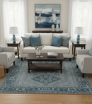 Hand Knotted Turkish Wool Area Rug Gray - Traditional Motifs by The Rug Decor