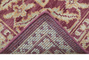 Maroon and Beige Turkish Hand-Knotted Wool Area Rug - Custom Made by The Rug Decor