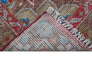 Red and Brown Turkish Hand-Knotted Wool Rug Traditional Design by The Rug Decor
