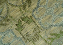 Custom Made Transitional Beige, Green and Blue Hand Knotted wool area rug by The Rug Decor