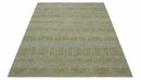 Hand Knotted Beige and Camel Wool Area Rug - Transitional Classic Contemporary Style by The Rug Decor