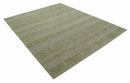 Hand Knotted Beige and Camel Wool Area Rug - Transitional Classic Contemporary Style by The Rug Decor