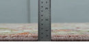 Hand Knotted Wool Area Rug Transitional Turkish Pink Green Ivory