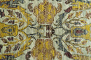 Custom Made Transitional Silver, Gold and Gray Hand Knotted Wool Rug by The Rug Decor