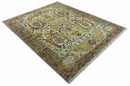 Custom Made Transitional Silver, Gold and Gray Hand Knotted Wool Rug by The Rug Decor