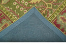 Custom Made Tree of life Green And Red Traditional Design Hand Tufted Wool Rug by The Rug Decor
