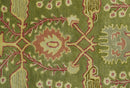 Custom Made Tree of life Green And Red Traditional Design Hand Tufted Wool Rug by The Rug Decor