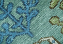 Custom Made Tree of Life Green Hand Knotted Runner Wool Rug by The Rug Decor