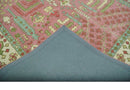Wool Hand Tufted Area Rug Tree of Life Traditional Floral Dark Peach