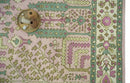 Hand-Tufted Wool Area Rug - Tree of Life Design with Purple, Green, Olive, Beige