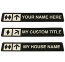 Trailhead Personalized or Custom Sign - indoor/outdoor - 36 X 6 Inches
