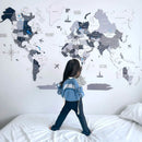 Custom Wooden World Map by Enjoy The Wood