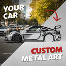 Your Personalized Car Metal Wall Art - MT1113 by Modello Turbo