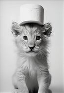 GobekUsa Cute Animals Canvas Wall Art for Bathroom