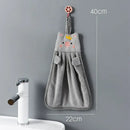 Cute cartoon animal hand towel set for kitchen and bathroom decor by Decorbites