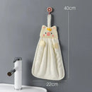 Cute cartoon animal hand towel set for kitchen and bathroom decor by Decorbites