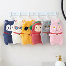 Cute cartoon animal hand towel thickened plush kitchen towel by Decorbites