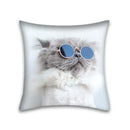 Cute cat anime pillow case – bedroom and living room square cushion by Decorbites