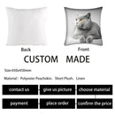 Cute cat anime pillow case – bedroom and living room square cushion by Decorbites
